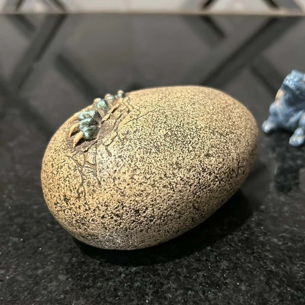Windstone 1984 dragon egg hatching dragons vintage by M. Peña